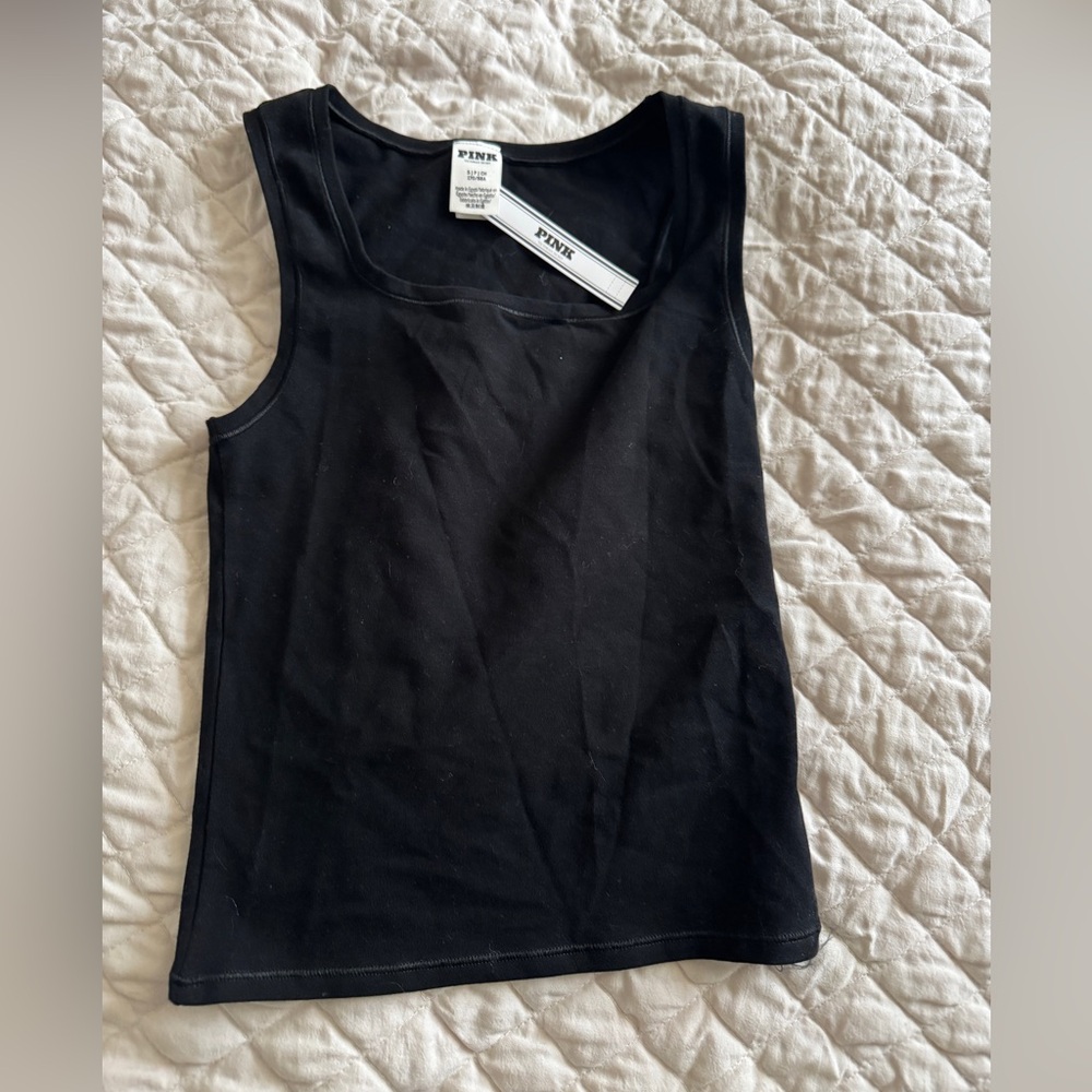 Victoria’s Secret PINK black tank top